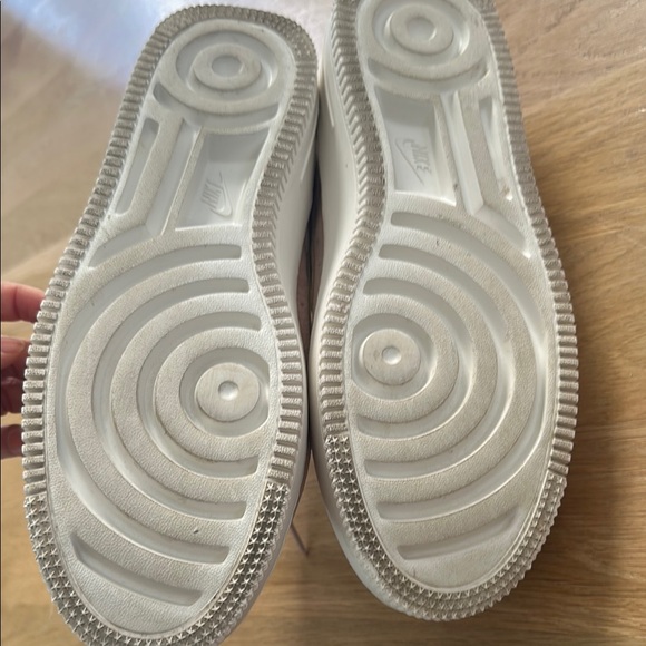 Nike Platform AF1 Pink Suede Sneakers Sz 11 - Picture 5 of 6